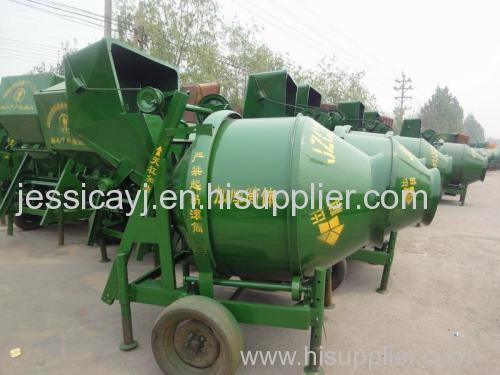 chinafactory supply 350L 500L Concrete mixer with Hydraulic type diesel engine in stock automatic consturction machinery