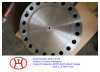 ASTM A105 blind flange with 12 inch NPT hole