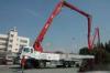 SHMC Cement Pump Truck 37m Boom , Air Cooling Concrete Pumping Trucks
