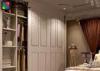 Laminate Panel White Bedroom Wardrobe Closet , Custom Wooden Bedroom Furniture