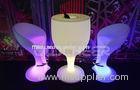 Fireproof Glowing PE plastic Led Bar Furniture for Club , KTV , party