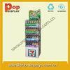 Corrugated Cardboard Beverage Display Racks For Coffe And Milk