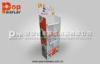 Custom Vertical Corrugated Pop Display Eco-friendly For Pet Shower Gel Promotion