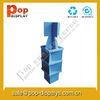 Blue Biscuit Foldable Cardboard Display Stands For Supermarket