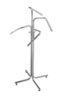 Supermarket / Shop Metal Free Standing Clothes Hanger Rack 10-100kgs