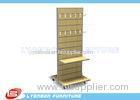 Customized MDF Slatwall Display Units Shelves ODM With Metal Hangers