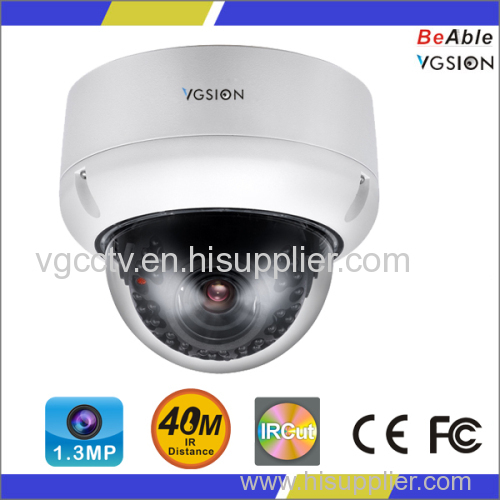 720P Resolution1.3MP AHD Waterproof Dome Indoor IR Camera