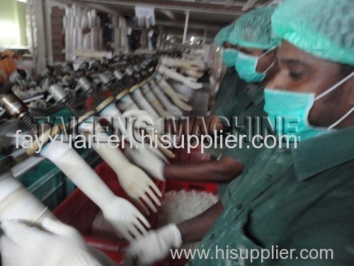 Nitrile gloves production line