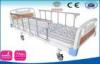 Two Crank Manual Adjustable Medical Hospital Beds With ABS Mattress Base