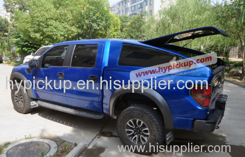 Customized Fiberglass F-150 Canopy With Sliding Side Windows