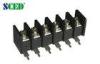 7.62mm 24 Poles Electrical Barrier Terminal Block for Server Site 300V 15A