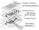 PCB Assembly 2 Layer Flexible Circuit Board , Flat / Tactile Printed Circuit Board