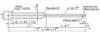 Rectangular DIN Mold Ejector Pins 65 Mn , SUJ2 , HSS for Plastic mold components