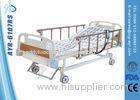 Two Functions Electric Automatic Hospital Beds Hospital ICU Nursing Bed With Central Lock