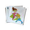 Cartoon CMYK Kiss Cut Kids Label Stickers Custom Self Adhesive Paper