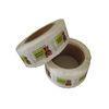 Permanent Glossy Adhesive Kids Label Stickers Cartoon Roll Circle Address Labels Printing