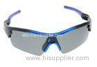 Laser logo Running Polarized Sport Sunglasses UVA / UVB Protection Lens Silver Coating