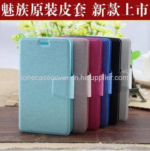 China cheap wholesale foldable flip cover case for Meizu M2 with stands function