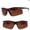 Adult Polarized Cycling Sunglasses Large Camber For Western Face UV400 Lens