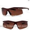 Adult Polarized Cycling Sunglasses Large Camber For Western Face UV400 Lens