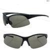 Durable CE Approved Polarized Cycling Sunglasses Polycarbonate Half Rim