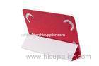 Customized Red PU Universial leather Tablet Case with Folio Style for Girls