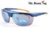 Outdoor UV400 Polarized Cycling Sunglasses Flip Up Frame With Adjustable Strap / Band