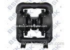 Aluminum Alloy Air Powered 2 Diaphragm Pump , Paint Membrane Pump