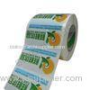 BOPP Juice Bottle Labels Roll Personalised Rectangular Label Stickers