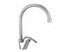 Single Handle Economical Kitchen Sink Mixer Taps With U Shaped Spout For Lavatory