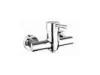 Brass Chromed Shower Mixer Taps Singel Lever Shower Faucet Brass Body Zinc Handle
