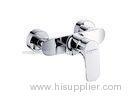 Double Hole Shower Mixer Taps Wall Mounted , 1 Handle Metered Faucets