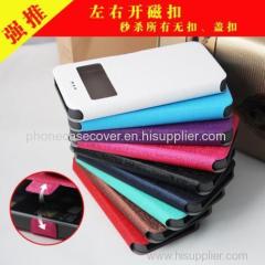 2015 cheap wholesale foldable flip leather case cover for iphone 4/5s with Magnetic buckle and stents function