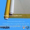 40T 100mesh Polyester Mono Screen Print Mesh For Ceramic , White / Yellow