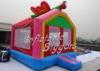 Pink Butterfly Outside Inflatable Moon Bounce Amusement Park , EN14960 Brazil