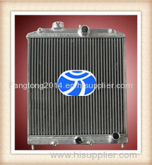 auto radiator with plastic tanks for toyota