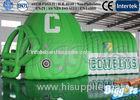Green PVC Inflatable Outdoor Tent Unique Polyester / Nylon for Camping