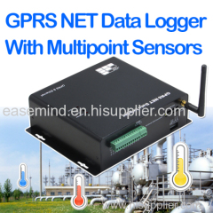 Data Acquisition with multipoint sensors via GPRS Ethernet