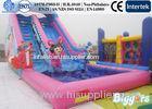 Dora Inflatable Water Slide Mini Size For Kids / Outdoor Mini Water Slides With Pool