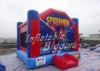 Spiderman Moonwalk Commercial Inflatable Bouncers Rental For Adults / Children