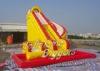 Durable PVC Inflatable Water Slide With Swimming Pool , Inflatable Combo Water Slide Rentals