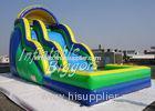 EN14960 PVC Slippery Inflatable Water Slide / Long Water Slides For Backyard