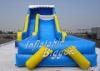 Children Big Pool Inflatable Water Slide Blue With Puncture-Proof PVC CE