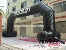 Promotional Large Inflatable Arch , Black Width Inflatable Entrance Arch For Entertainment