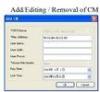 Traditional CMTS Supervisory Control Subsystem , Add / Editing / Removal Of CM