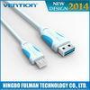 A Male to Micro B Male USB2.0 Cables Micro USB Extension Cable Blue or Customized