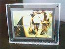 Transparent Contemporary Photo Frames , Supermarket Acrylic Holder Display