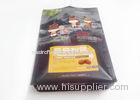 Flat Bottom Zipper Plastic Food Packaging Bags For 415g Jujube