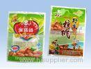 Custom Dried Nut Pouch Packing Bag, Plastic Food Packaging Bags With Hang Hole / Zipper
