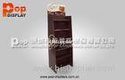 High Bearing Capability Floor Corrugated Pop Display With Steel Tube For Chocolate